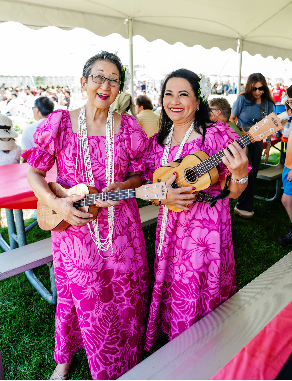 Traditional Japanese singers at Japan Fest Chicago